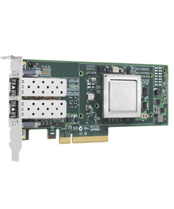 Qlogic, 10Gb, Dual, Port, FCoE, CNA, x8, PCIe, no, transceivers, installed, 
