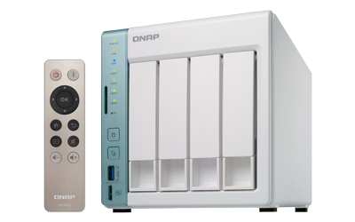 QNAP, TS-451A-4G, 4-Bay, Network, Attached, Storage, 4GB, DDR3L, RAM, (max, 8GB), SATA, 6Gb/s, 2, Giga, LAN, USB, QuickAccess, hardwa, 