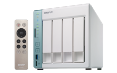 QNAP, TS-451A-4G, 4-Bay, Network, Attached, Storage, 4GB, DDR3L, RAM, (max, 8GB), SATA, 6Gb/s, 2, Giga, LAN, USB, QuickAccess, hardwa, 