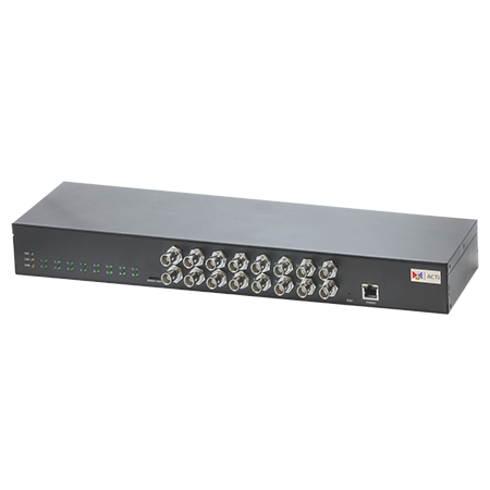 ACTI-V32, 16-CHANNEL, 960H/D1, H.264, Rackmount, Video, Encoder, BNC, VIDEO, INPUT, 
