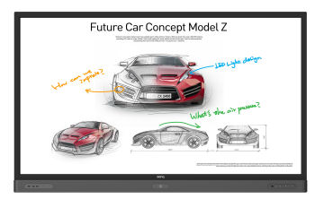 BenQ, RP750K, 4K, 75, 16:9, 3840, x, 2160, 20, Point, Touch, Screen, 