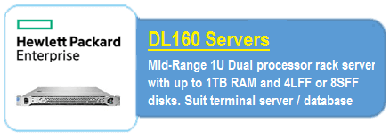 HPE DL 160 Servers