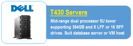 Dell T430 Servers