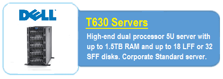 Dell T630 Servers