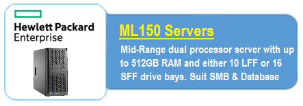 HPE ML 150 Servers