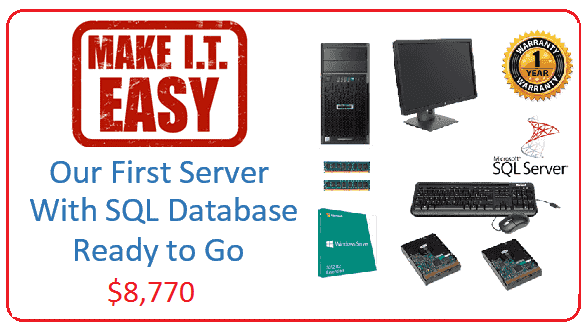 Make IT Easy First SQL Server