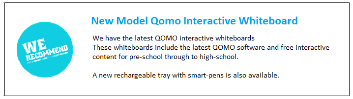 New Qomo Interactive Whiteboards
