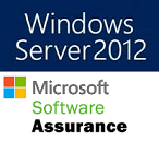 WINDOWS SERVER DATACENTER and SOFTWARE ASSURANCE  STEP-UP 1 Year Subscription for 2 processors (Subscription Only)