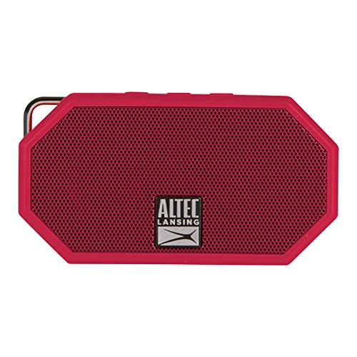 Portable/Altec: Altec, Lansing, Mini, H20, 3, Red, -, EVERYTHING, PROOF, Rugged, &, waterproof, Bluetooth, speaker, (6, hrs, Battery),