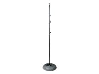 Australian, Monitor, Microphone, stand., Floor, solid, round, base, telescopic, black, 84-160, 
