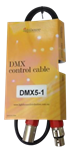 Australian, Monitor, DMX, 5, pin, XLR-XLR, cable, 1, meter., 