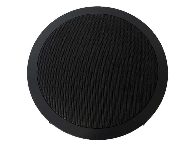 Australian, Monitor, Dual, cone, ceiling, speaker, featuring, black, baffle, and, push, in, grill, 8, 