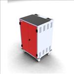 Gilkon, LCMT-30, -, 30, Bay, PC, Vault, Trolley, w/, Eco, System, -, Red, Doors, 
