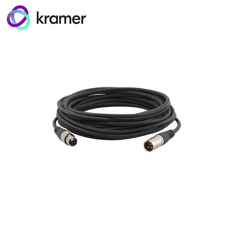 Audio Cables/Kramer: Kramer, C-XLQM/XLQF, XLR, Audio, Cable, -, 15.2m, 