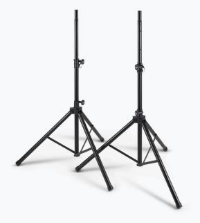 OnStage, SSP7950, Twin, Speaker, Stand, Package, with, Bag, 