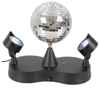 Rotating, Disco, Ball, with, LED, Spotlights, 