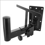 Mounting, Bracket, for, PA, Speaker, Top, Hat, Style, Wall, Mount-Black, 