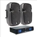 SGAV, SPJ800, Speaker, Package, 400W, with, 500W, Amp, 