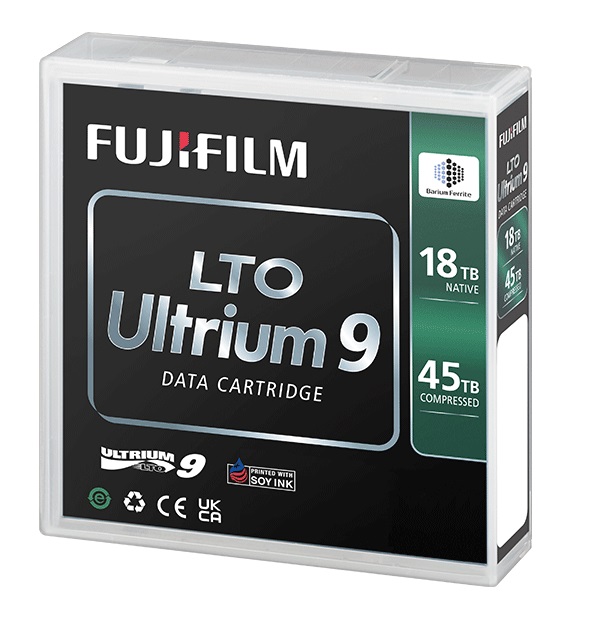 LTO9 Ultrium (18tb-45tb)/FujiFilm Media: Fujifilm, Data, Cartridge, Ultrium, 9, (18.0TB, /, 45.0TB), 
