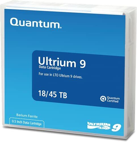 LTO9 Ultrium (18tb-45tb)/Quantum Media: Quantum, Data, Cartridge, LTO, Ultrium, 9, (LTO-9), 18TB, Native, 