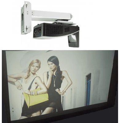 Benq, Ultra-short, HD, Projector, and, Rear, Projection, Dark, Grey, film, (3m, *, 1.5m), suit, shop, front, window, or, display, 