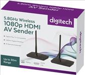 Digitech, 5.8GHz, HDMI, 1080p, Wireless, AV, Sender, 
