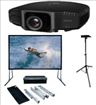 Epson, 7000, lumen, WUXGA, Projector, and, 5m, fastfold, screen, and, projector, stand, 