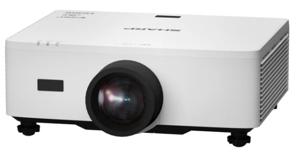 Sharp, P721Q, 7200lm, 4K, UHD, P, Series, Laser, Projector, -, White, 