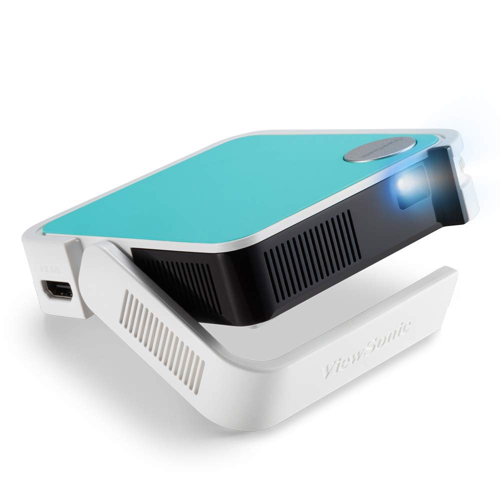 ViewSonic, M1, Mini, Plus, Smart, LED, 120, Lumens, USB-C, Pocket, Projector, 