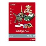 Canon, 40Sheet, A3, Matt, Photo, Paper, 170GSM, MP101A3, 