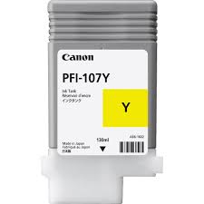 Canon, PFI-107Y, YELLOW, INK, -, 130ML, 