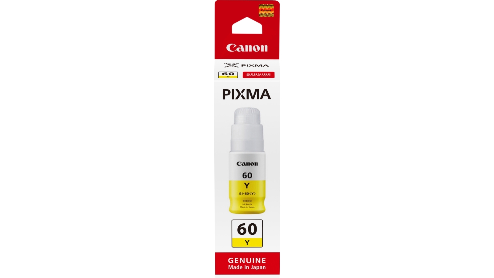 Ink Cartridges/Canon: Canon, GI60, Yellow, Ink, Bottle, (7, 700, pages), 