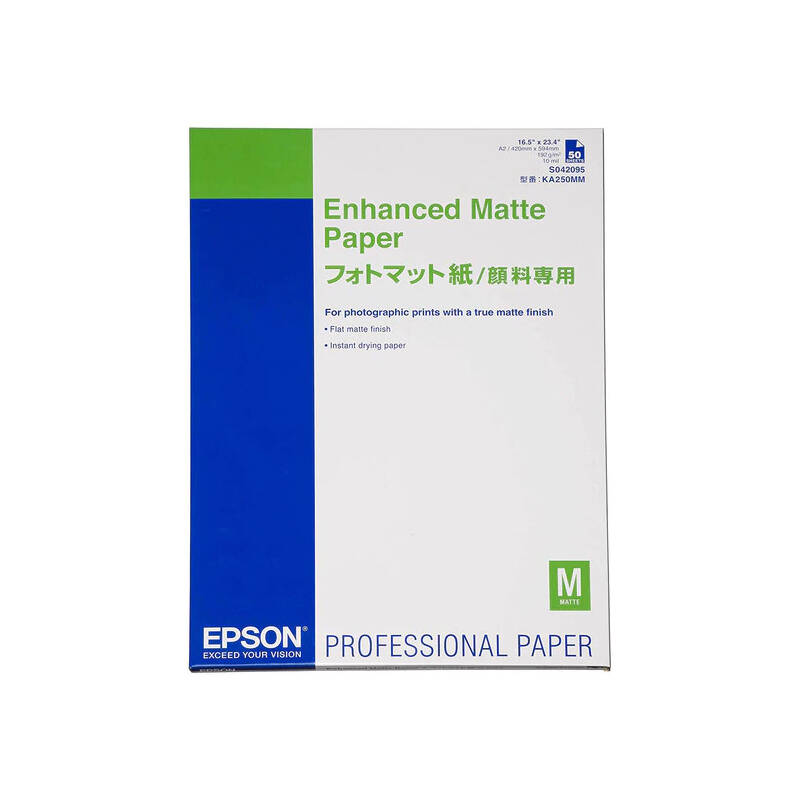 Paper A2/Epson: Epson, Enhanced, A2, Matte, Paper, (50, Sheets), 