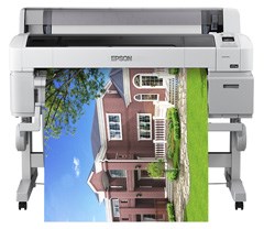 Epson, SureColor, T5200, Dual, Roll, A0, 36, 5-ink, Postscript, Large, Format, Printer/Scanner, 