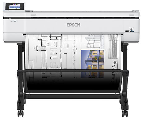 Epson, SureColor, T5160M, A0, 36, Large, Format, MFP, with, Stand, and, Paper, 