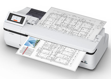Epson, SureColor, T3160M, A1, 24, Large, Format, MFP, with, Stand, and, Paper, 