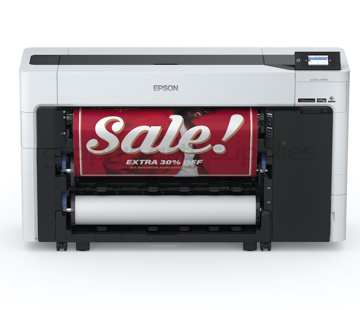 Epson, SureColor, T5760D, A0, 36, 6, ink, Dual, Roll, CAD, Printer, 