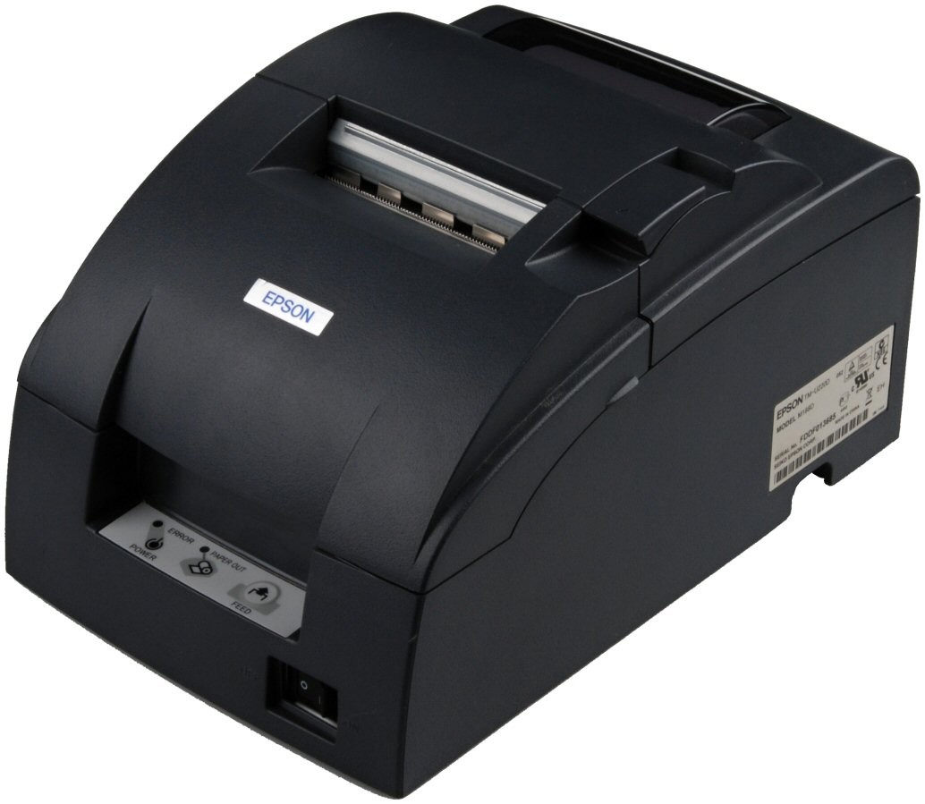 Epson, T-MU220B, USB, CHARCOAL, POS, Printer, 
