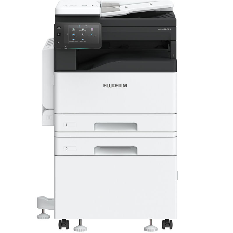 Fujifilm, Apeos, C2450S, A3, 24ppm, Colour, Multifunction, Laser, plus, Extra, Tray, and, Stand, 