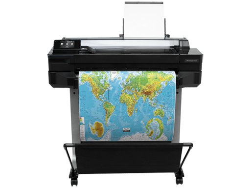 HP, Designjet, T520, 24-in, 4-Ink, Printer, 