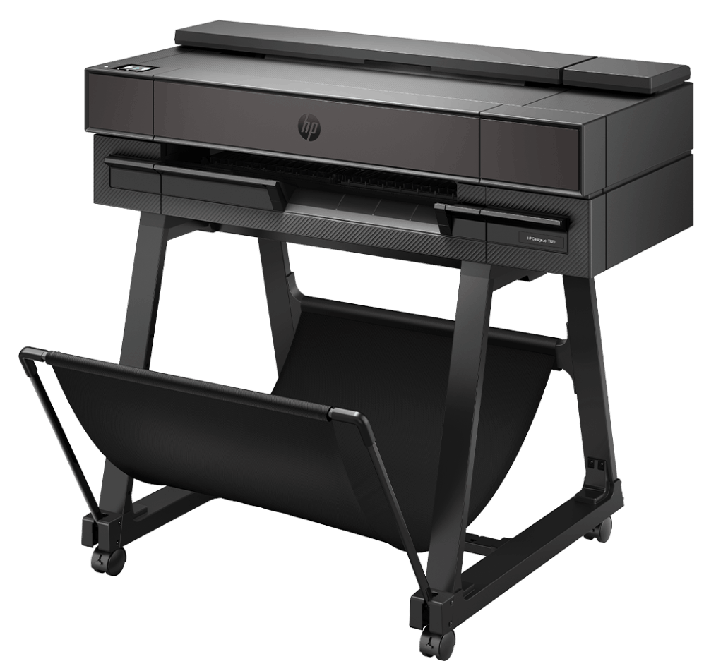 HP, Designjet, T870, 24, 4-ink, CAD, Printer, with, ADF, for, up, to, A3, Sheets, 