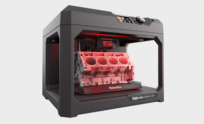 3D Printers/Makerbot: MakerBot, MP07825, Replicator, plus, Desktop, 3D, Printer, 