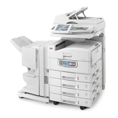 OKI, C9850MFP, 1590, Sheets, Duplex, Finisher, MFP, Laser, 