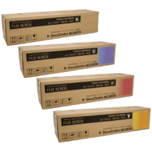Toner Cartridges/Fuji Xerox: Fuji, Xerox, SC2022, set, of, 4, Special, toners, (12.5K, B, 14K, M, 14K, C, 14K, Y), 