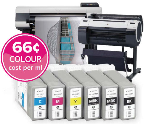 Ink Cartridges/Canon: CANON, 6, x, 130ML, PFI-102/4, INK, BUNDLE, FOR, IPF650, iPF750, 