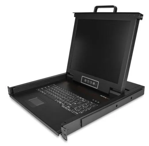 StarTech, Rackmount, KVM, Console, -, 1U, 17, LCD, VGA, KVM, Drawer, w/Cables, USB, 