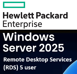 HPE, Microsoft, Windows, Server, 2025, RDS, 5, User, CAL, 