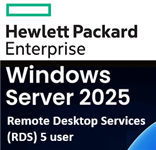 HPE, Microsoft, Windows, Server, 2025, RDS, 5, User, CAL, 