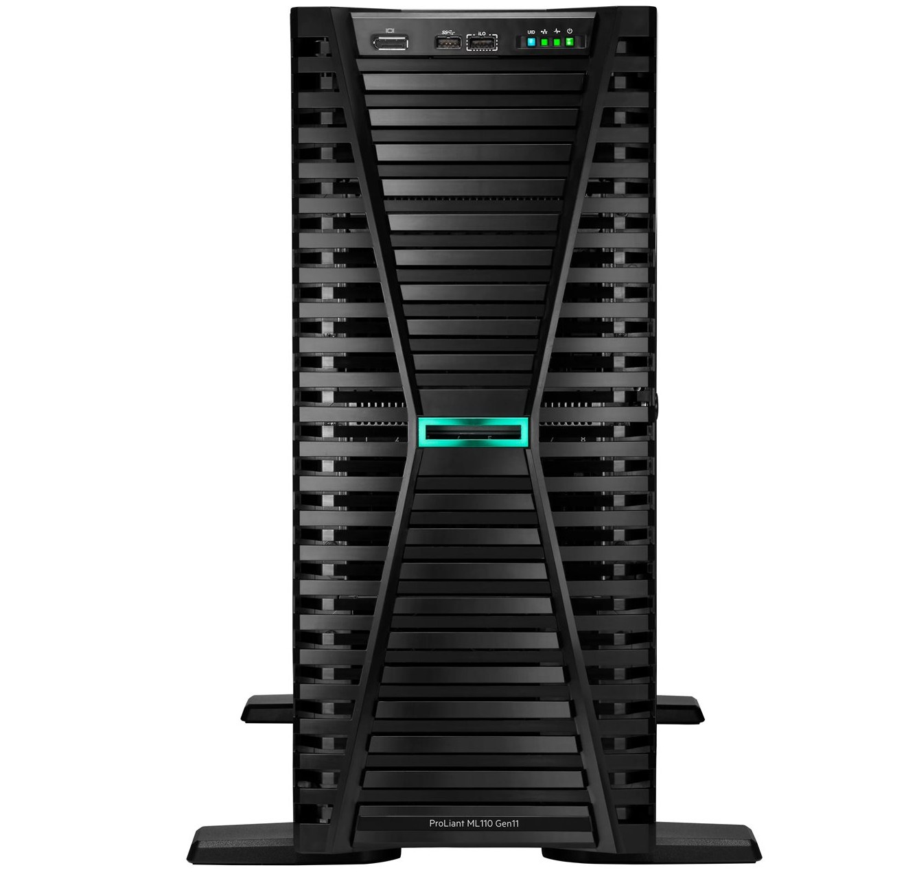 HPE, ProLiant, ML110, Gen11, 4510, 2.4GHz, 12c, 1P, 2x32GB-R, MR408i-o, 2x800W, PSU, 