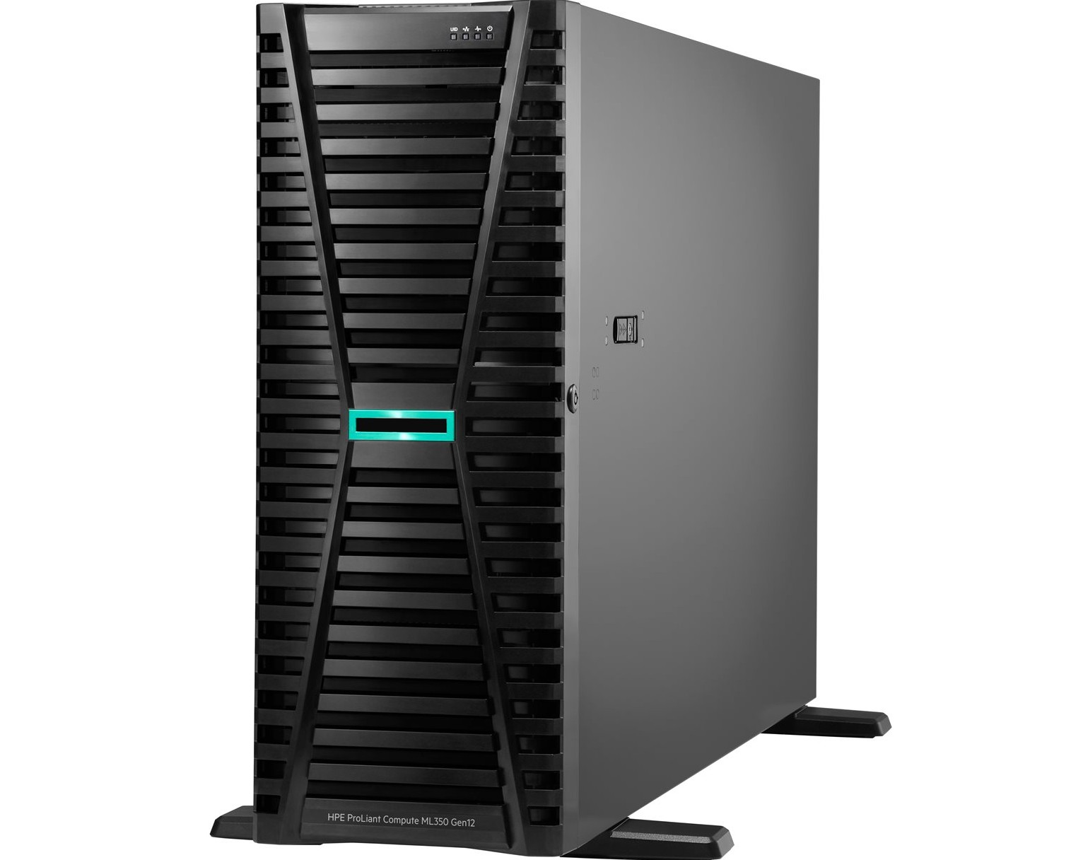 HPE, ProLiant, ML350, Gen12, 6505P, 12c, 1P, 1x32GB-R, 8SFF, MR408i-o, 2x480GB, SSD, 2x800W, PS, AP, Ser, 